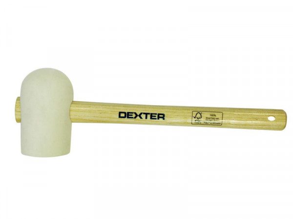 MAILLET CAOUTCHOUC BLANC DEXTER