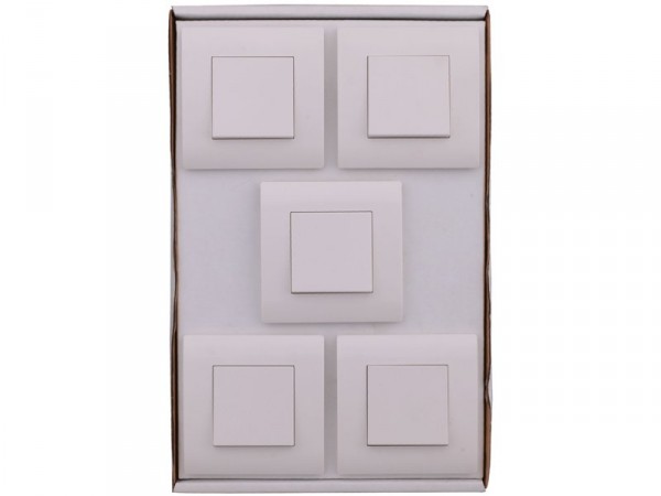 INTERRUPTEUR VA ET VIENT MIRAGE BLANC LOT 5 1PX