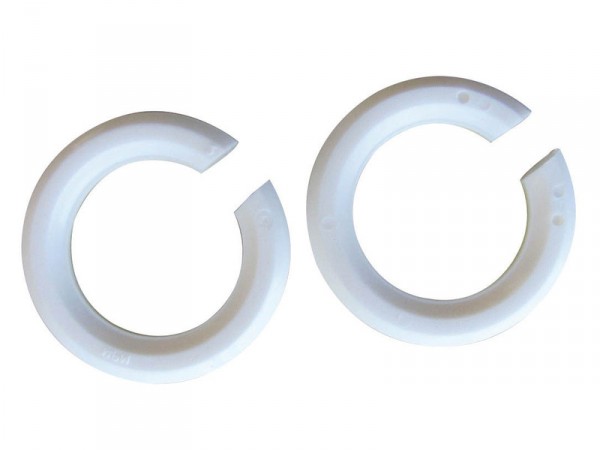 BAGUE ABAT-JOUR E27/B22 E14 BLANC X2