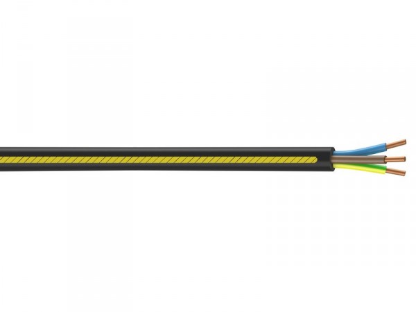 CABLE ELECTRIQUE U1000R2V 3X2.5MM2 NOIR 15M