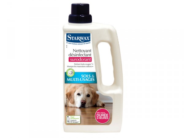 NETTOYANT DESINFECTANT SURODORANT ANIMAL 1L STARWAX