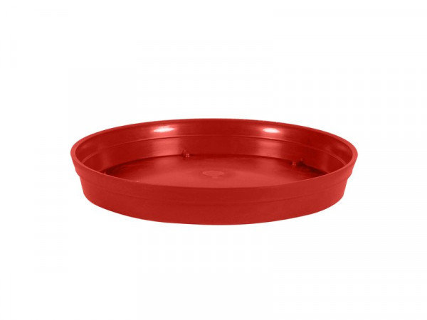 SOUCOUPE TOSCANE DIAMETRE 34.5CM POT DIAMETRE 48CM ROUGE
