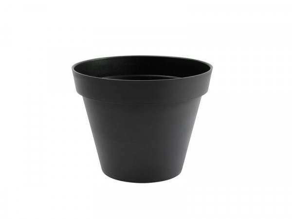 POT ROND TOSCANE DIAM. 40X32 23L GRIS ANTHRACITE