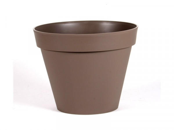 POT ROND TOSCANE DIAM. 40X32 23L TAUPE