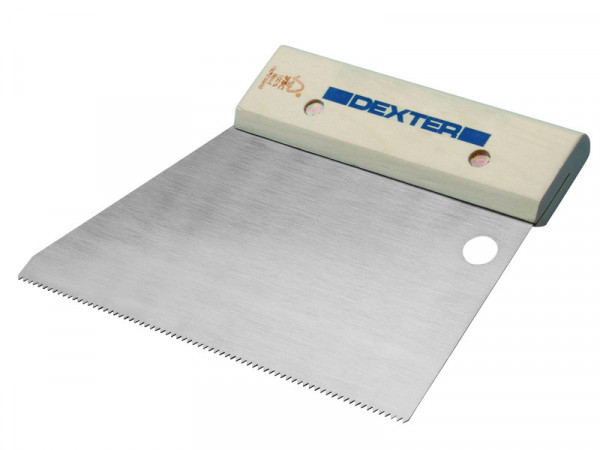 COUTEAU COLLE REVET MUR DEXTER 18CM LAME ACIER MANCHE BOIS DT TRIANG