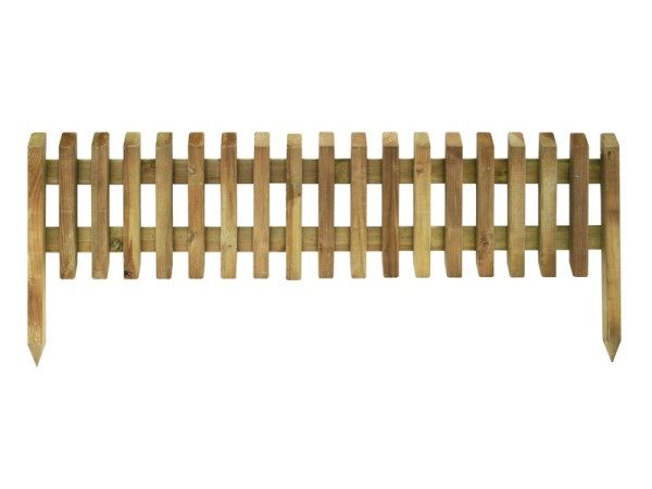 BORDURE A PLANTER PIKASSO BOIS NATUREL 45X112CM