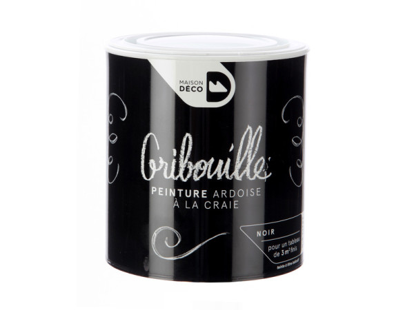 PEINTURE NOIR TABLEAU GRIBOUILLE 0L5
