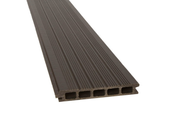 PLANCHE CHAUSEY 150X22MM SUR MESURE COMPOSITE TAUPE FONCE