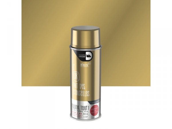 PEINTURE AEROSOL OR METALLISE RELOOK TOUT 0.400L