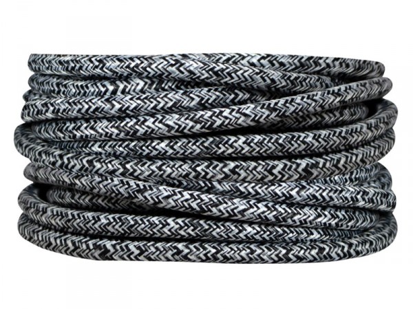 CABLE TISSU GRIS CHI L.3M 0.75MM 300V