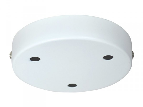 ROSACE 3 CABLES D12CM BLANC