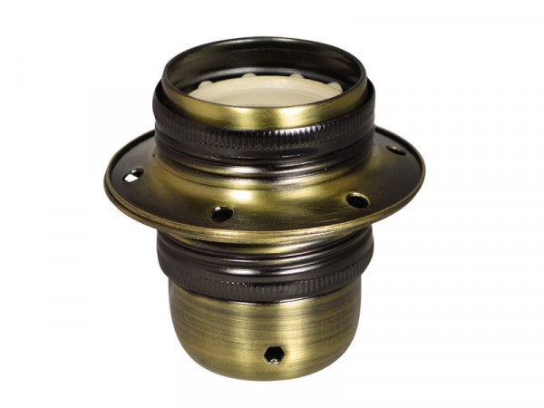 DOUILLE E27 METAL BRONZE D40 4A 250V