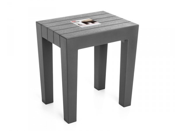 TABOURET A POSER LOMBOK GRIS ANTHRACITE