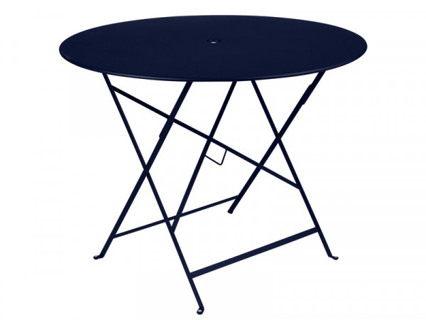 TABLE DE JARDIN PLIANTE BISTRO BLEU DIAMETRE 96 CM