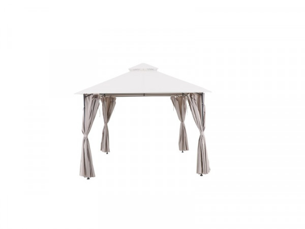 RIDEAUX GAZEBO NATERIAL OXIS ACIER 300X300 X4