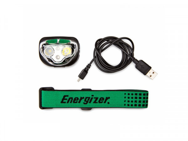 LAMPE FRONTALE RECHARGEABLE 7 MODES 400LM VERT ENERGIZER