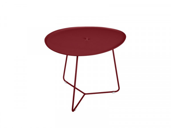 TABLE DE JARDIN BASSE COCOTTE PIMENT
