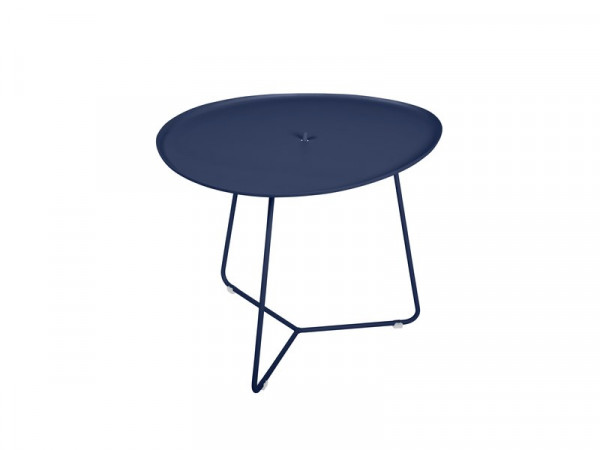 TABLE DE JARDIN BASSE COCOTTE BLEU