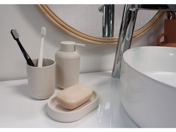 DISTRIBUTEUR DE SAVON BAMBOU NORI BEIGE NORASIA