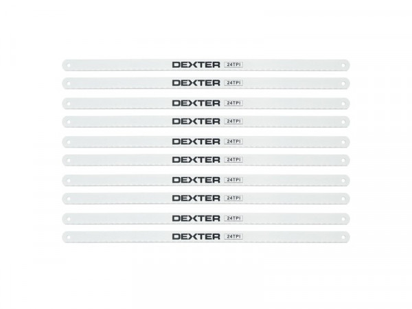 LAME SCIE METAL 24 DENTS 300MM DEXTER LOT DE 10