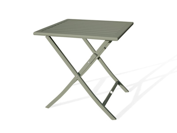 TABLE DE JARDIN DCB GARDEN MARIUS CARRE VERT KAKI 2 PERSONNES