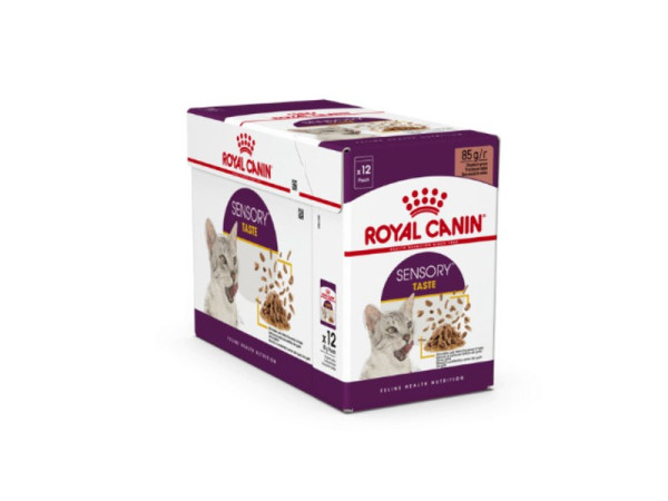 PATEE CHAT ROYAL CANIN SENSORY MULTI PACK SAUCE 12X85G