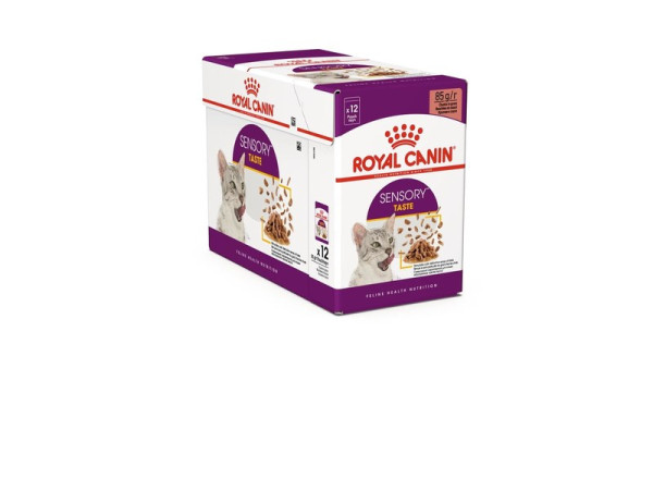 PATEE CHAT ROYAL CANIN SENSORY TASTE SAUCE 12X85G