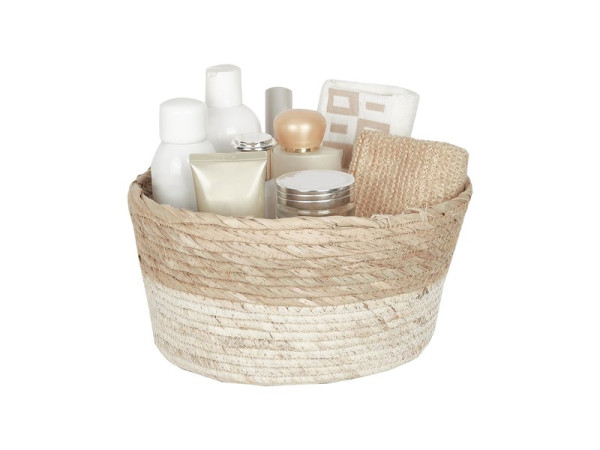 PANIER 12.5X25X12.5 CM FIBRE VEGETALE NATURAL CREAM 5 SENSEA
