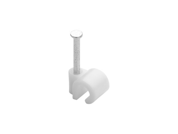 ATTACHE FIL DIAMETRE 4 A 7MM L9MM BLANC SACHET DE 25