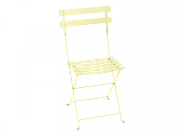 CHAISE ACIER BISTRO CITRON GIVRE