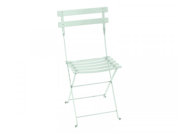 CHAISE ACIER BISTRO MENTHE GLACIALE