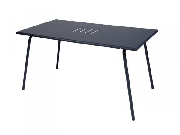 TABLE DE JARDIN MONCEAU CARBONE 146X80 CM