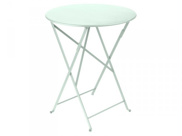 TABLE DE JARDIN ROND BISTRO MENTHE GLACIALE