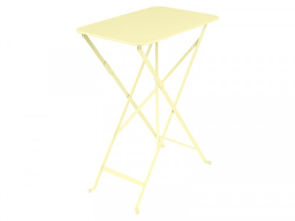 TABLE DE JARDIN PLIANTE BISTRO CITRON GIVRE 37X57 CM