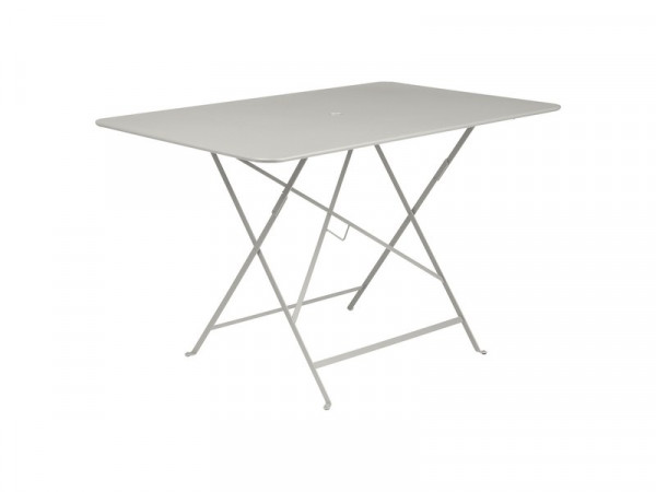 TABLE DE JARDIN BISTRO GRIS ARGILE 117X77 CM