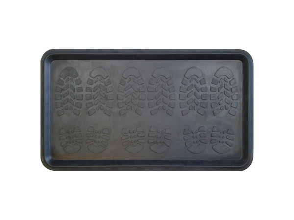 TAPIS BAC CHAUSSURE 40X70 CAOUTCHOUC NOIR