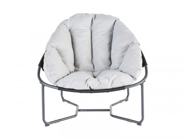 FAUTEUIL DE JARDIN NATERIAL COCOON GRIS