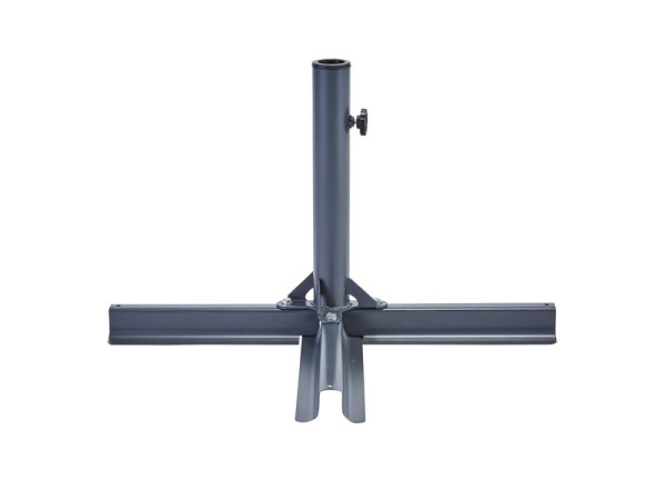 PIED CROIX ACIER POUR PARASOL BALCON