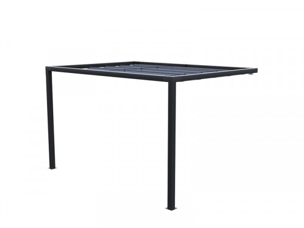 PERGOLA ADOSSEE ALUMINIUM GRIS ANTHRACITE NATERIAL MANEA 350X260CM
