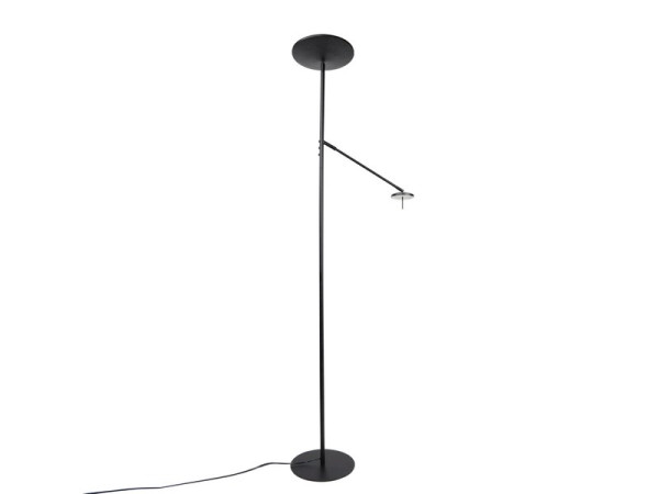 LAMPADAIRE AVEC LISEUSE MIRASOL LED H180CM INSPIRE METAL NOIR