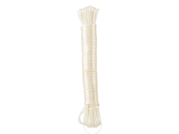 CORDE A LINGE BLANCHE D2.8MM LONGUEUR 20M STANDERS