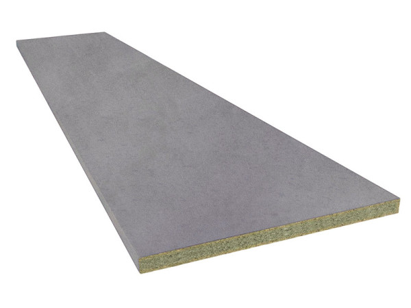 PLAN DE TRAVAIL DECOR MARBRE GRIS 3040X645X38MM STRATIFIE 2 ARRONDIS