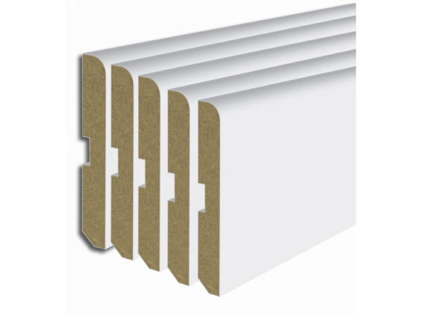 PLINTHE 9X70X2200 MM BLANC LOT 5
