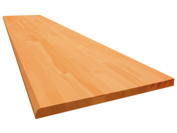 PLAN DE TRAVAIL 180X65CM EPAISSEUR 27MM HETRE MASSIF