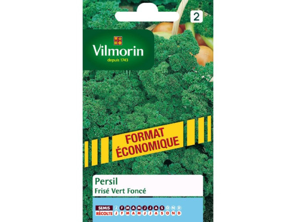PERSIL FRISE VERT FONCE FORMAT ECO SACHET SERIE 2 VILMORIN
