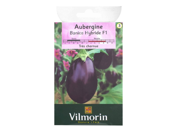 AUBERGINE BONICA HF1 SACHET SERIE 3 VILMORIN