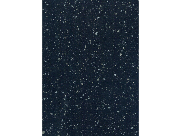 PLAN DE TRAVAIL ALU NOIR PAILLETE 3040X640X38MM STRATIFIE