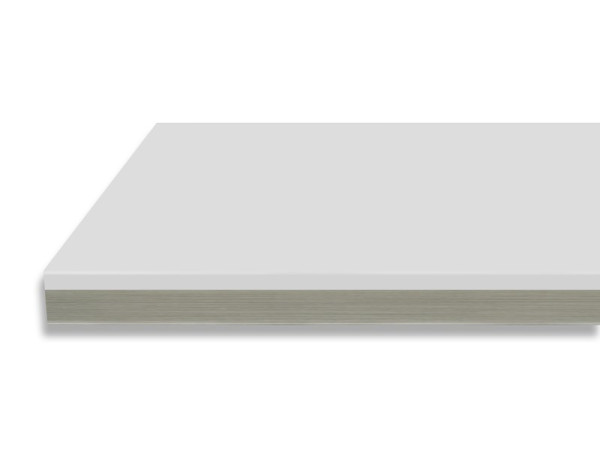 PLAN DE TRAVAIL DECOR DUOCOLOR BLANC 3040X640X38MM STRATIFIE